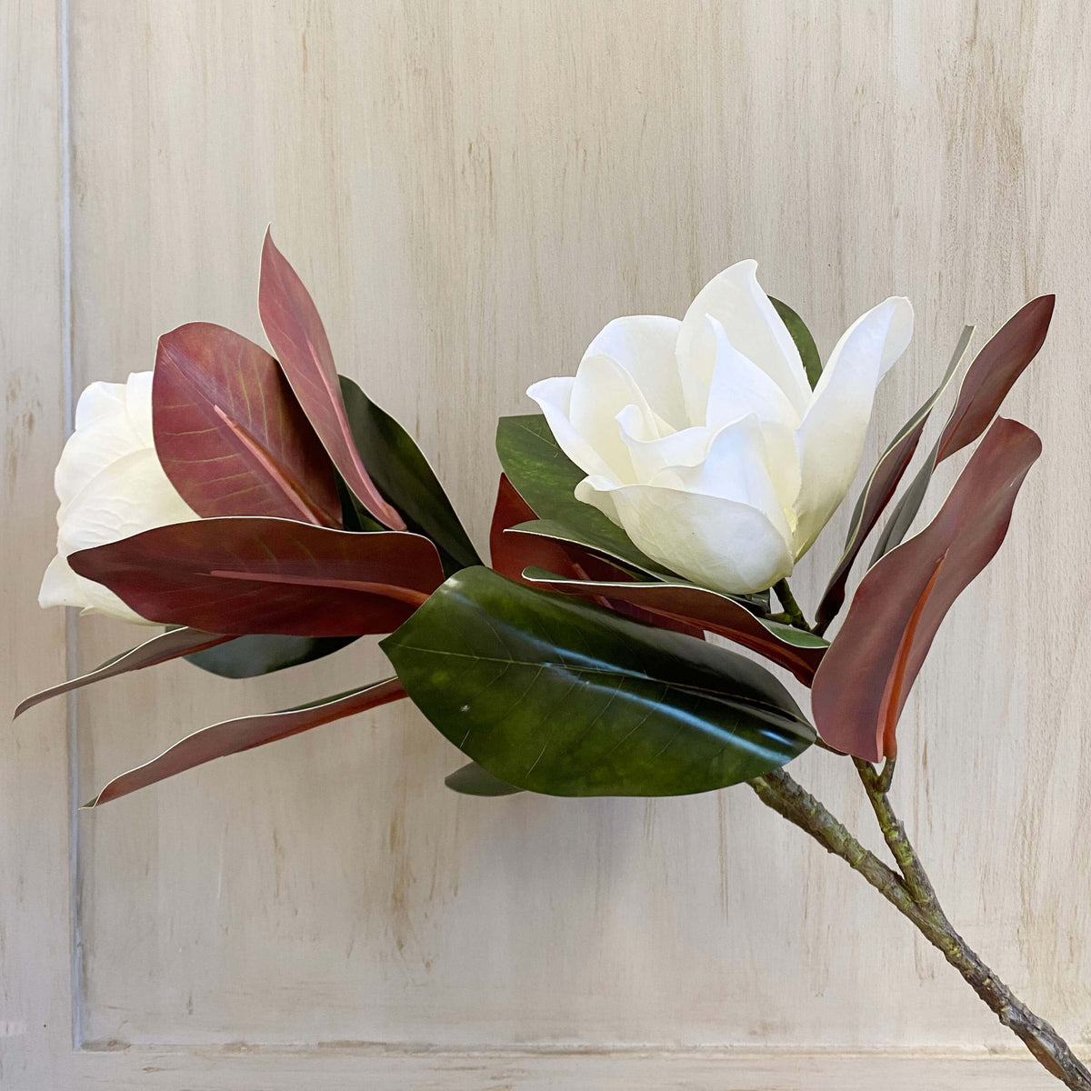magnolia double stem - artificial flower