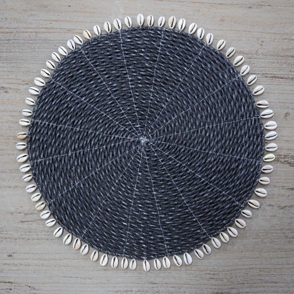 Shell Placemat - Black
