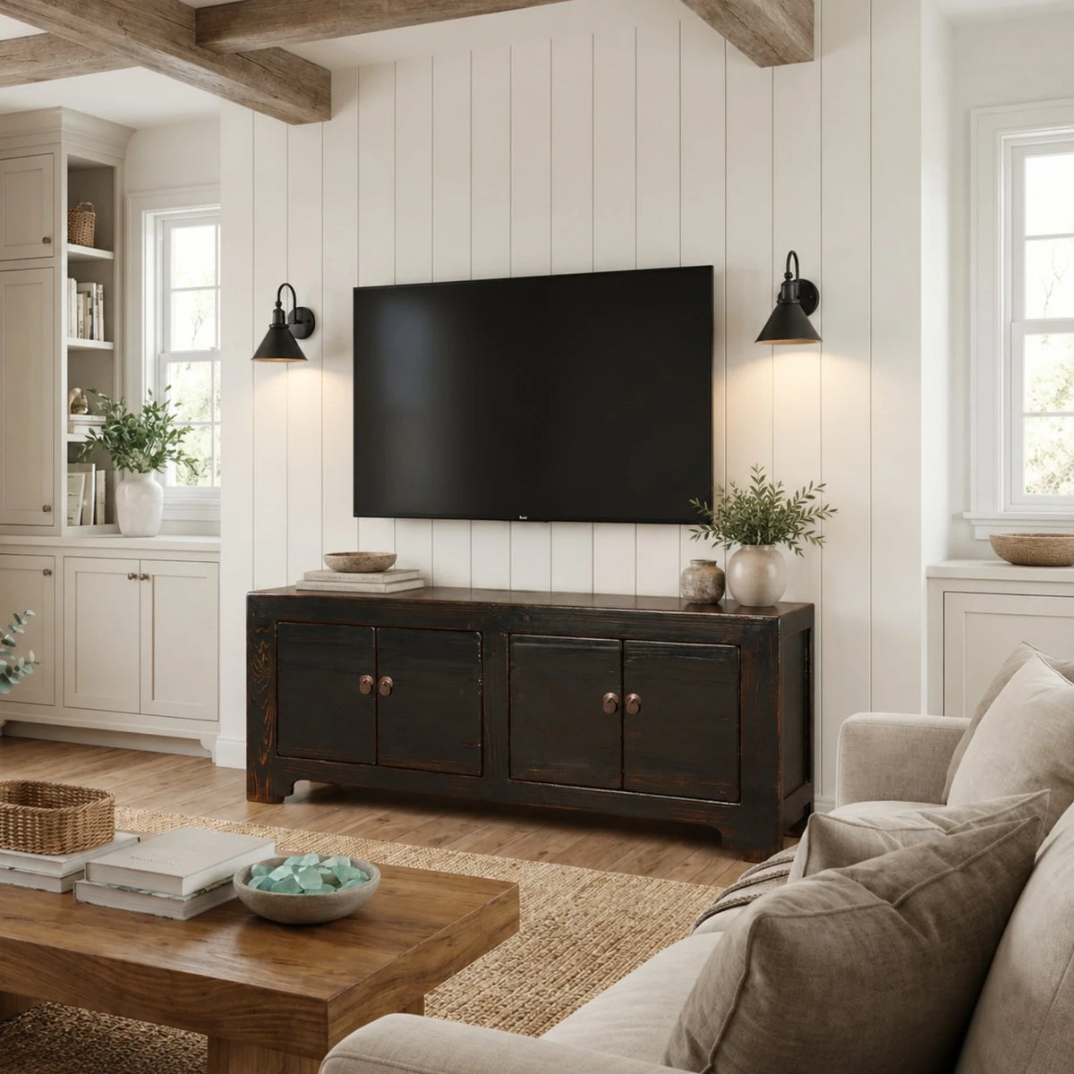 Chinese Sideboard with 4 Doors - 2022-098-R