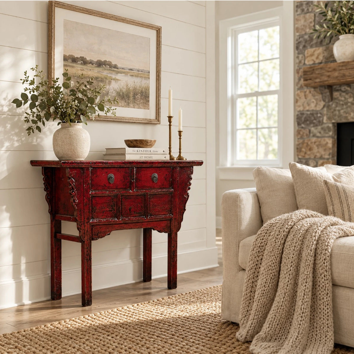 Console Table with 2 Drawers - 2024-048-O
