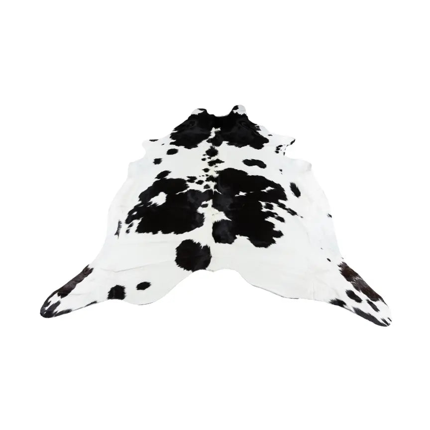 Natural Cow Hide Rug - Friesian