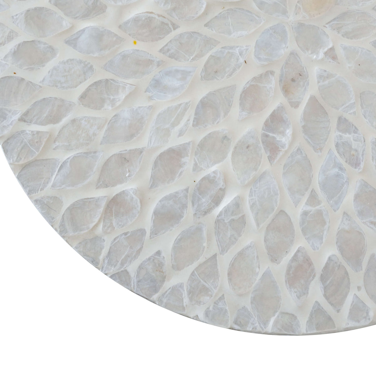 Capiz Drum Side Table - Casablanca