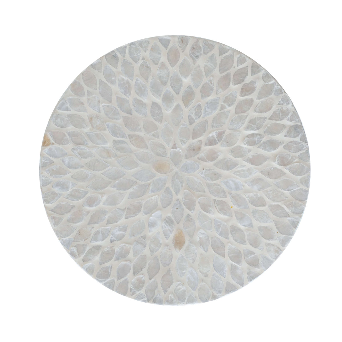 Capiz Drum Side Table - Casablanca