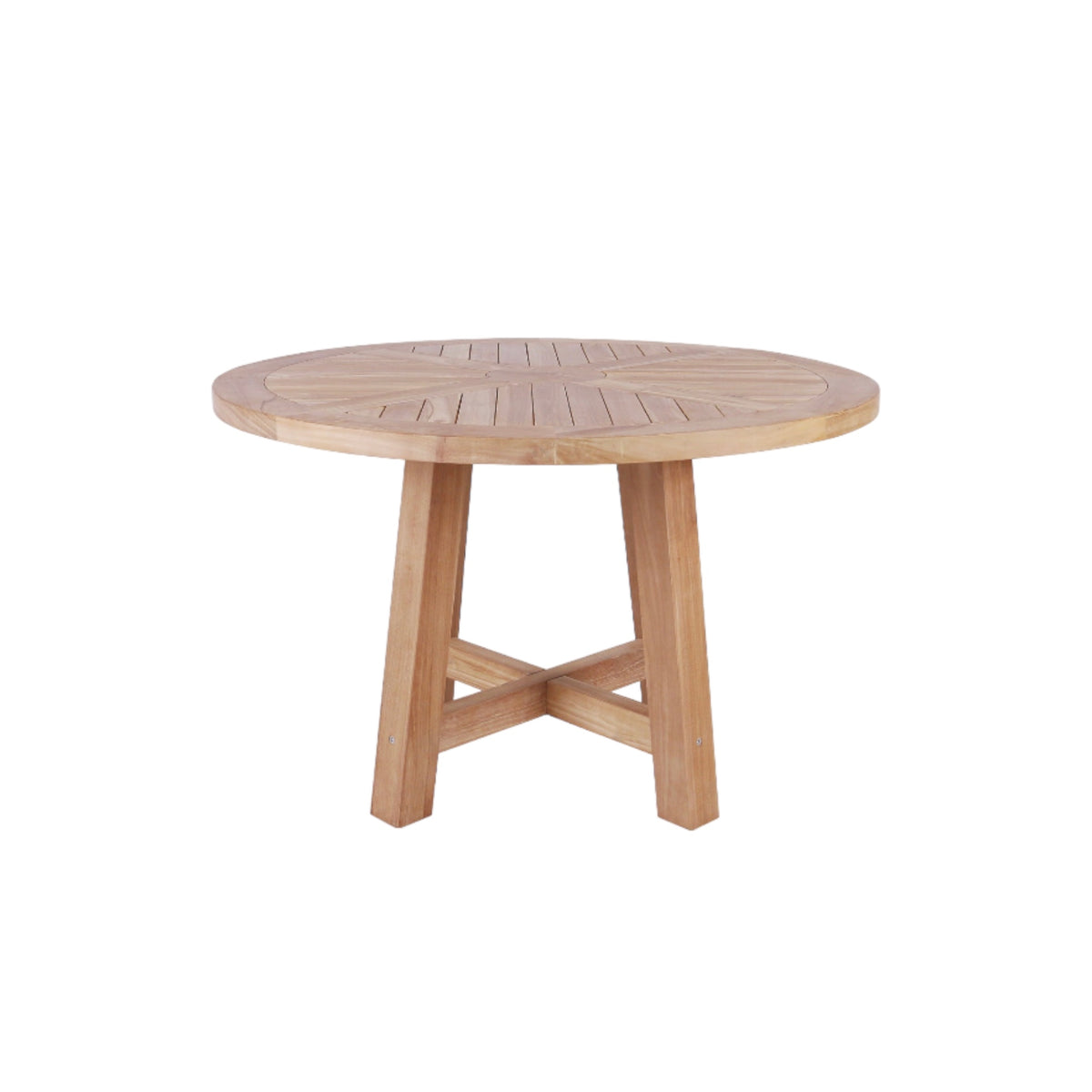 Maui Round Dining Table 100cm - Teak