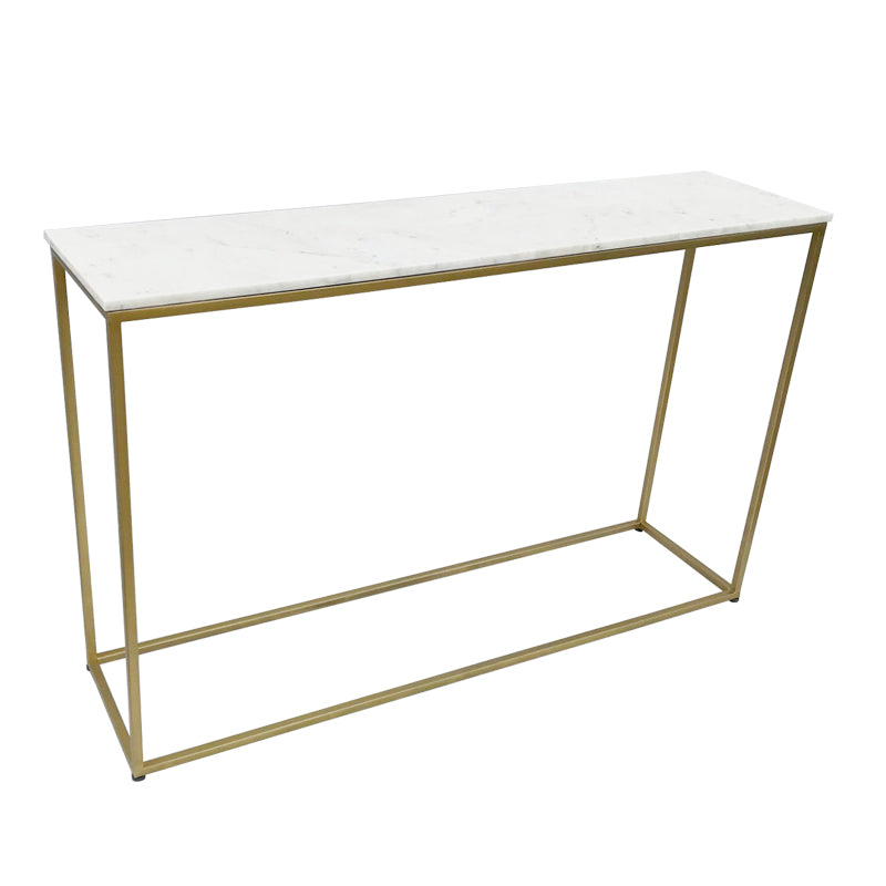 Como Marble Console - Brass