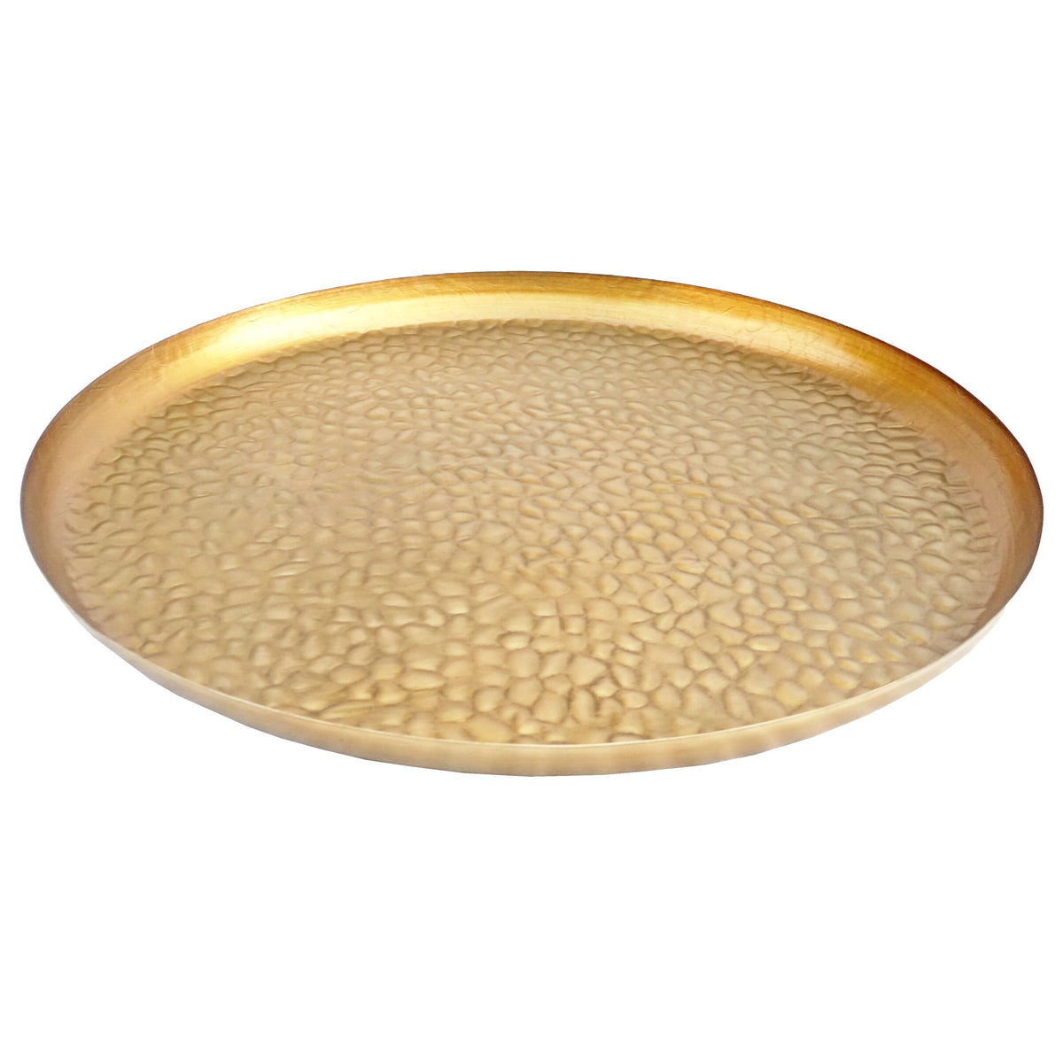 Mezi Embossed Tray - Brass