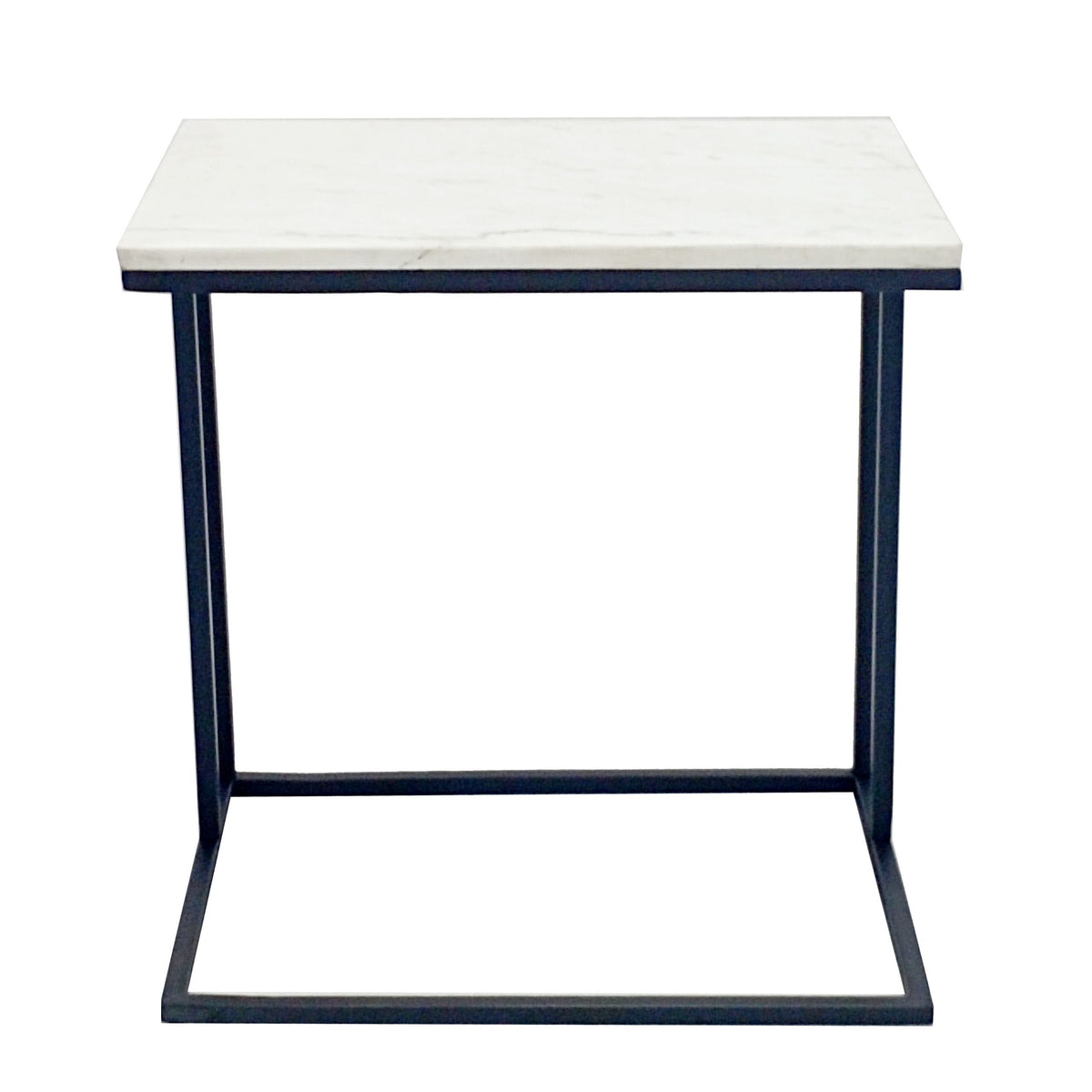 Ella Marble C Side Table - Black