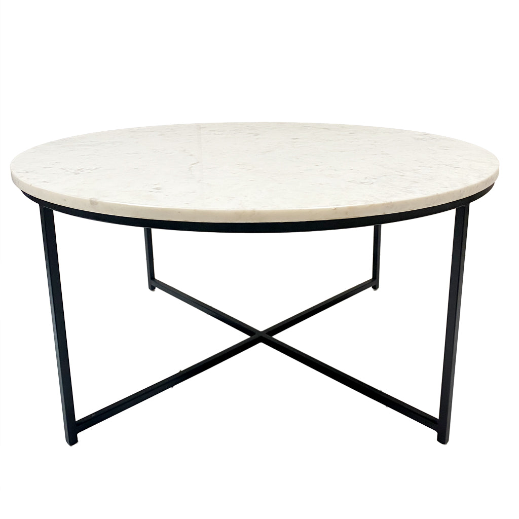 Ella Marble Coffee Table - Black