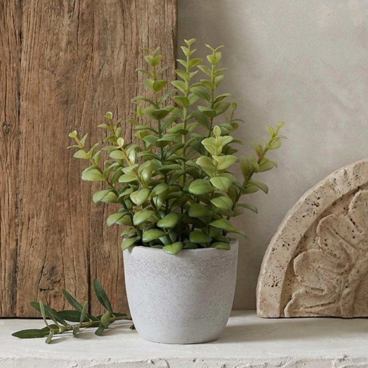Apple Leaf Potted Artificial Plant