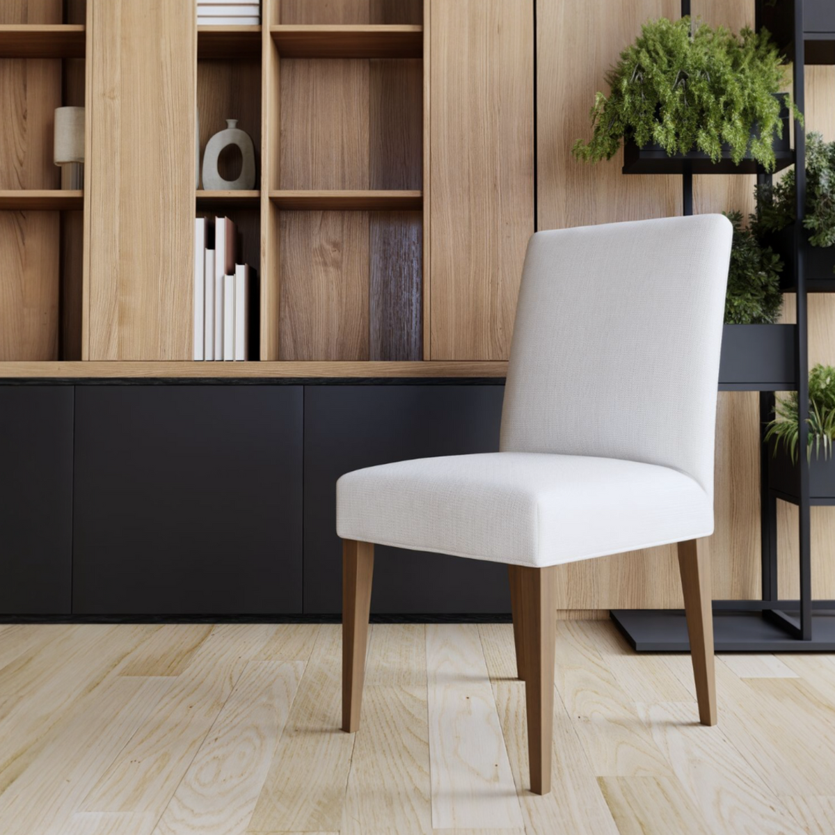 Arizona Dining Chair - Shell / Honey Leg