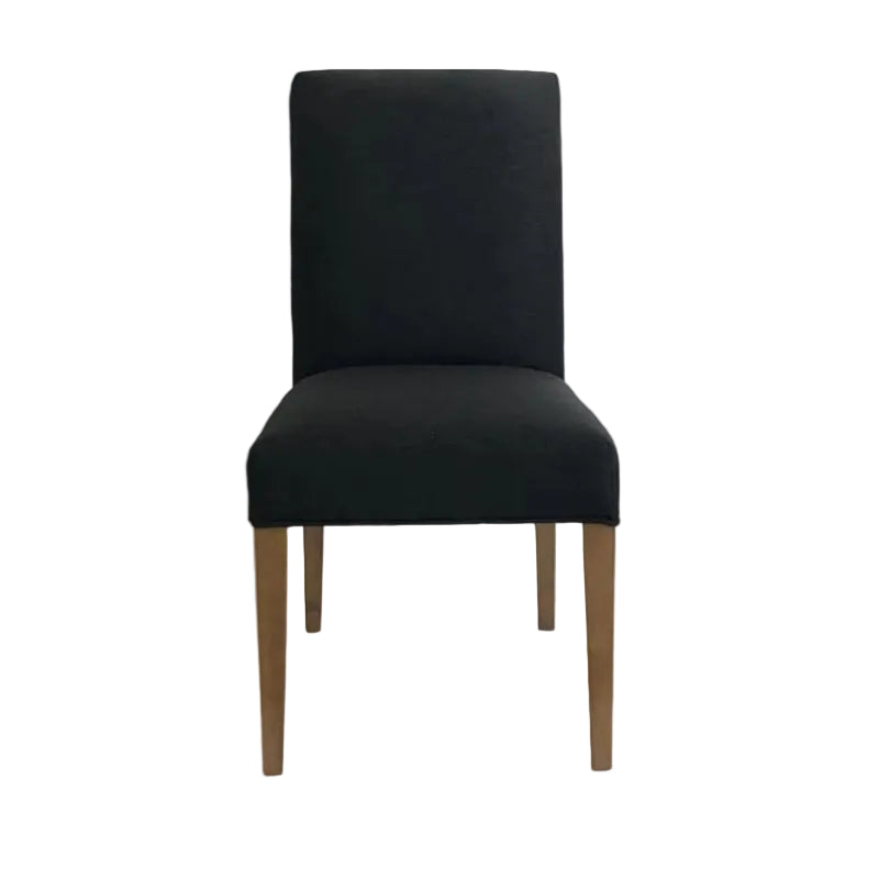 Arizona Dining Chair - Charcoal / Honey Leg