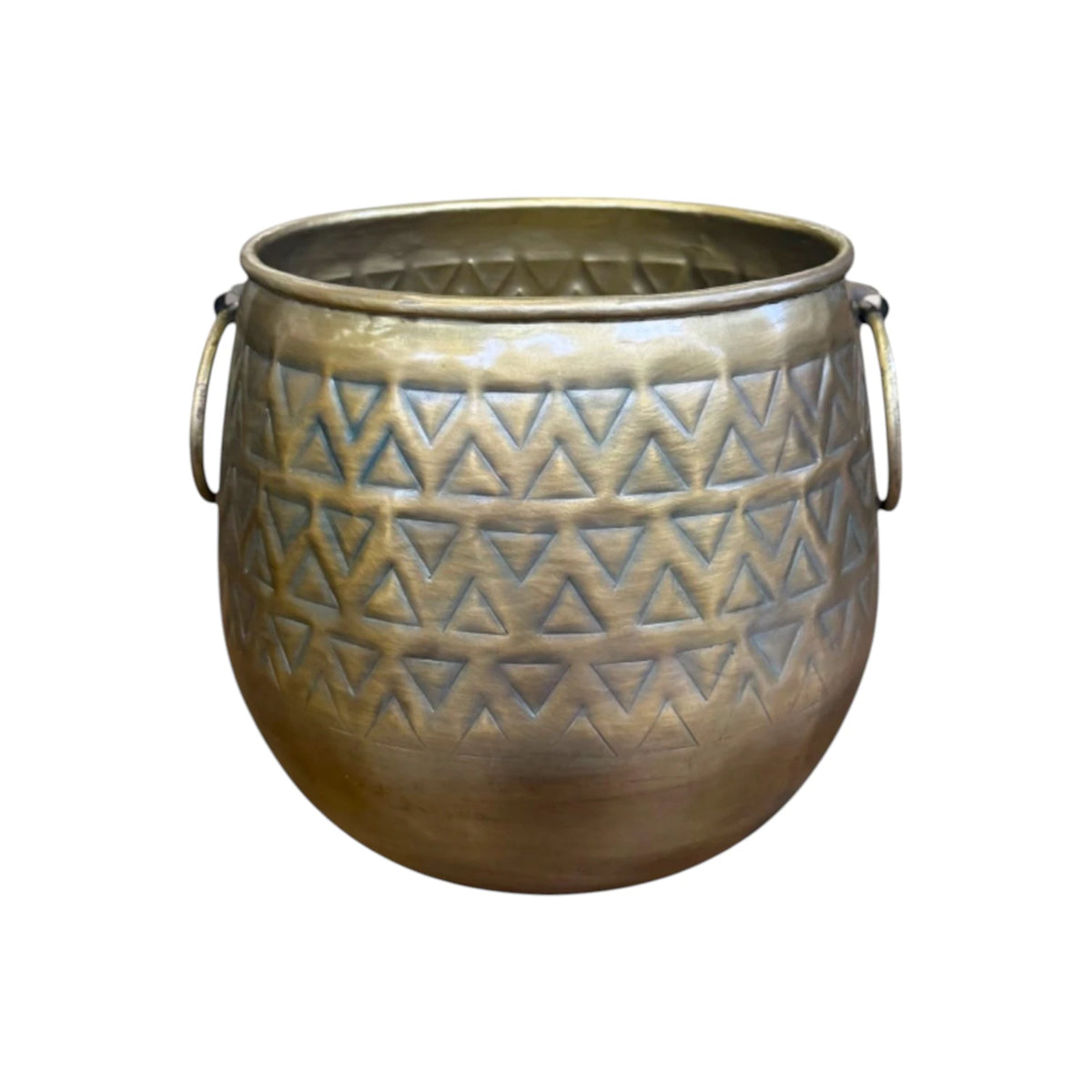 Azure Brass Iron Planter - Small