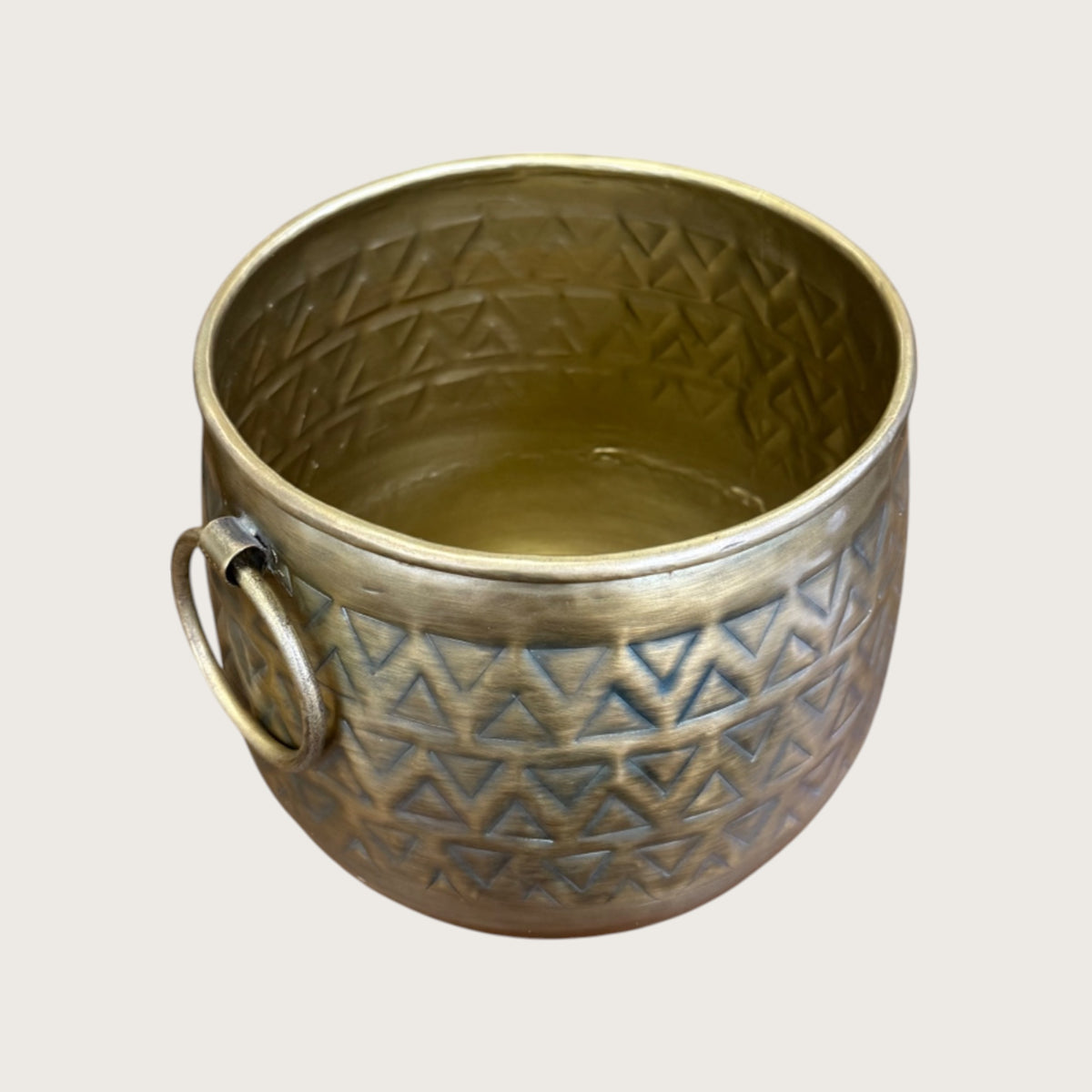 Azure Brass Iron Planter - Extra Small