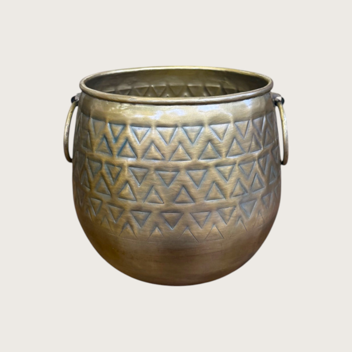 Azure Brass Iron Planter - Extra Small