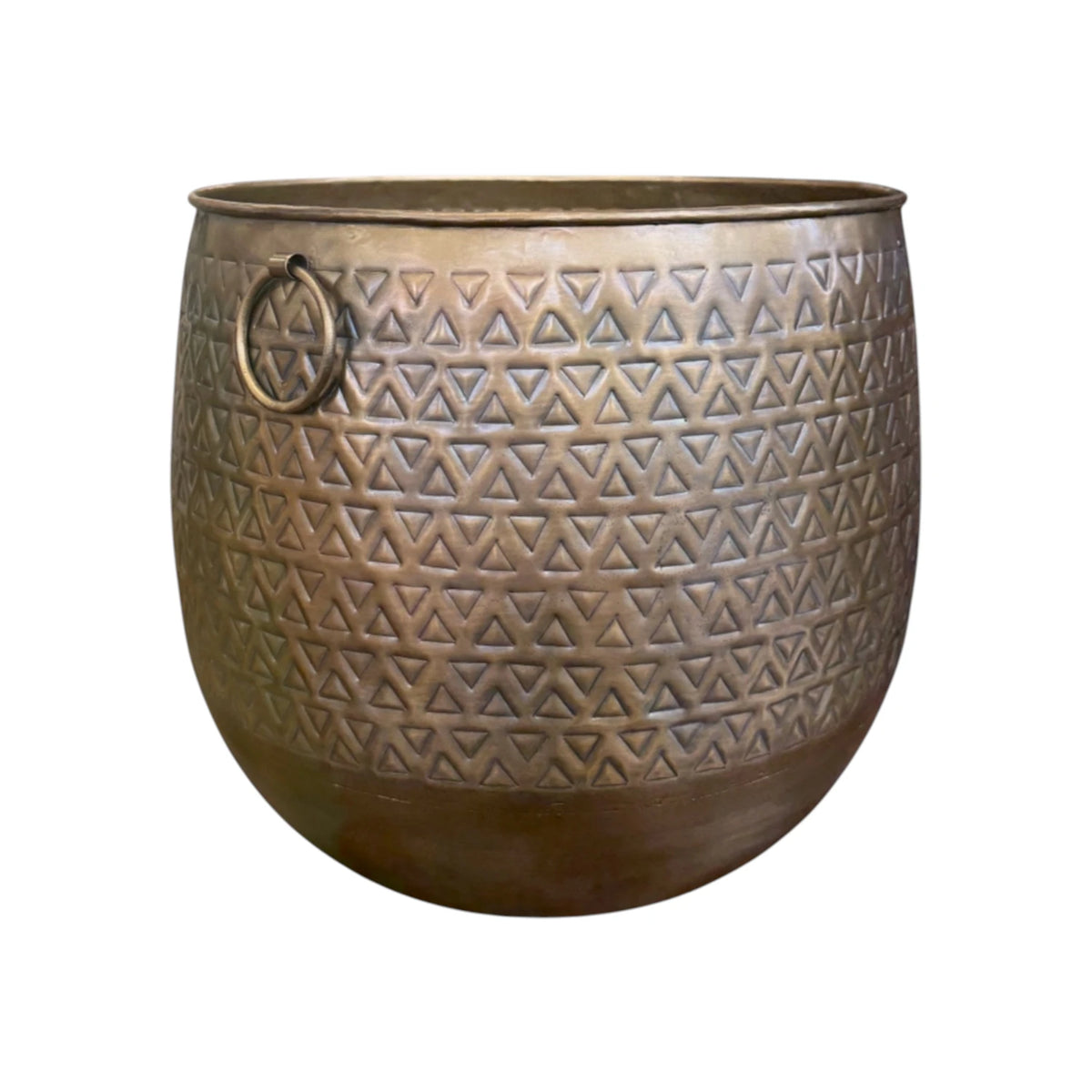 Azure Brass Iron Planter - Extra Large