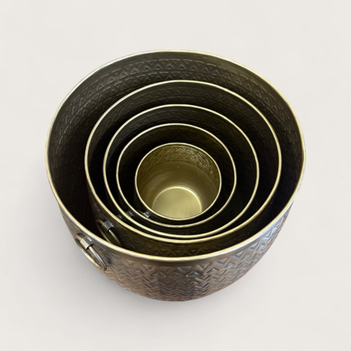 Azure Brass Iron Planter - Extra Small