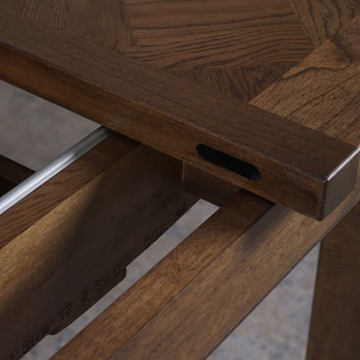 Bellagio Extension Dining Table 210-310cm - Toffee Parquetry