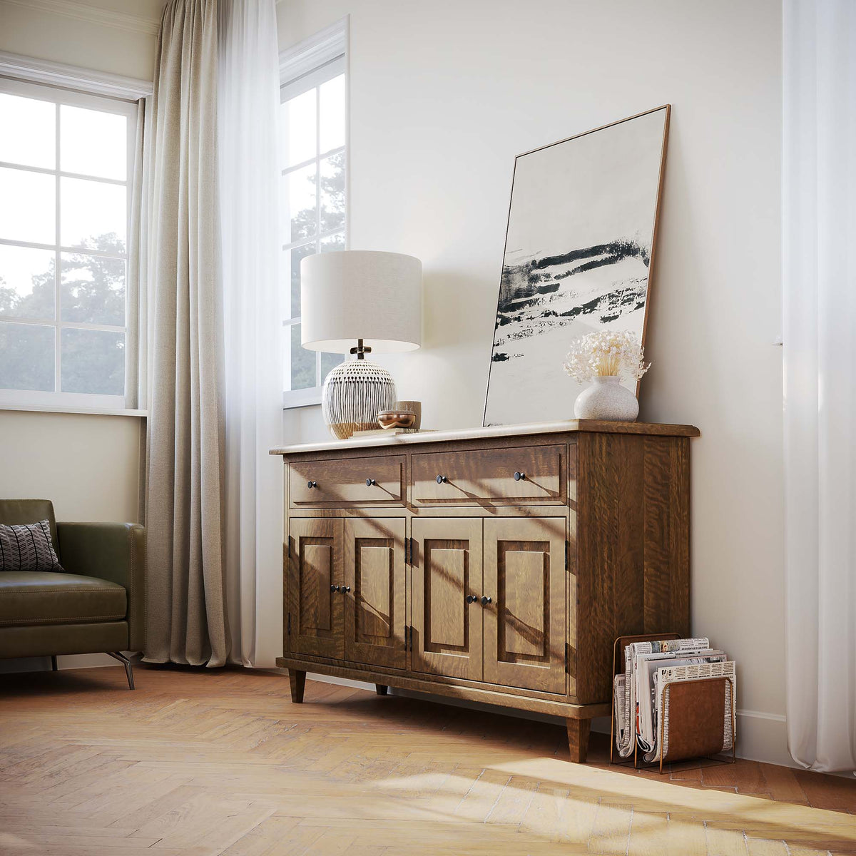 Brittany Buffet 160cm - Mango Wood
