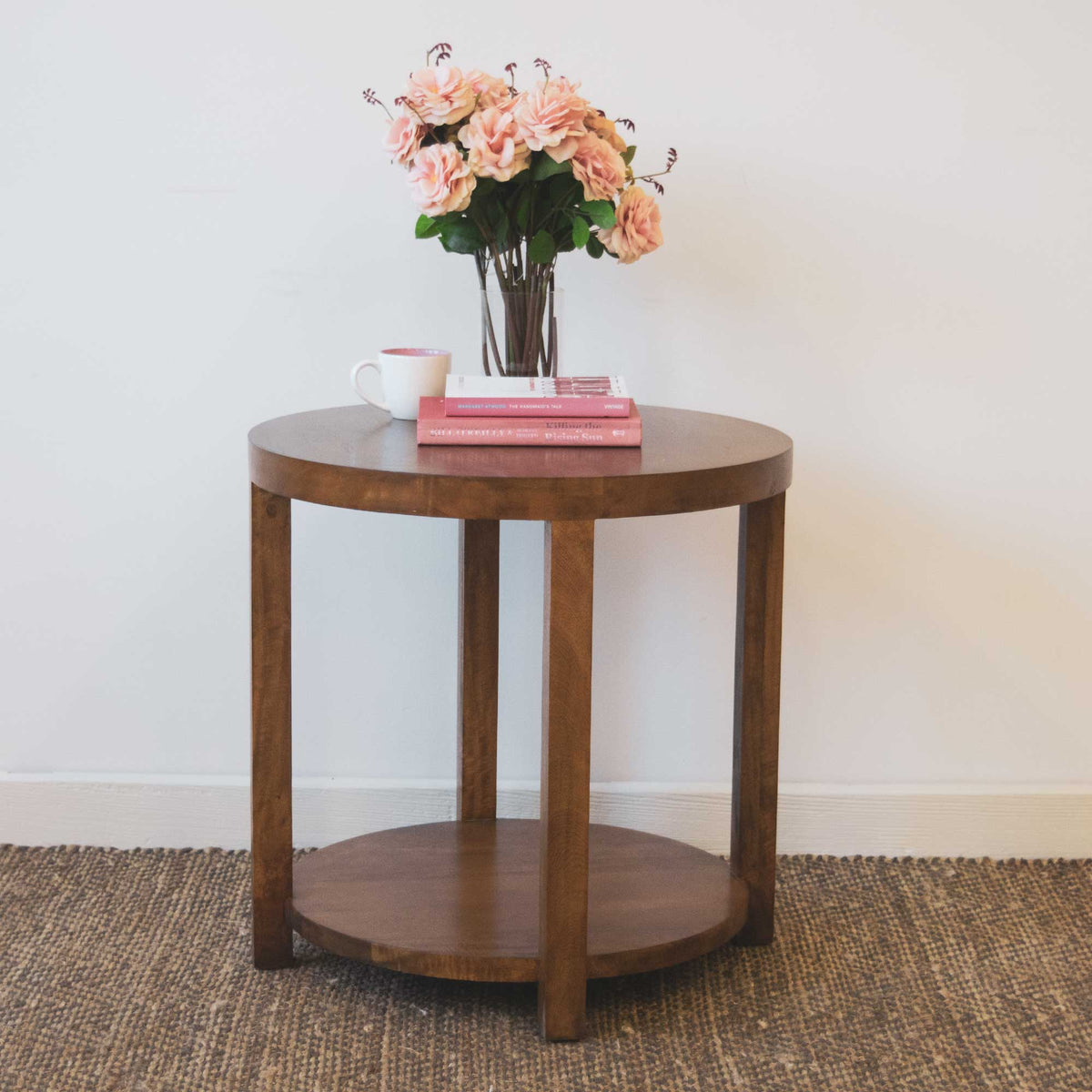 Brittany Side Table 60cm - Mango Wood
