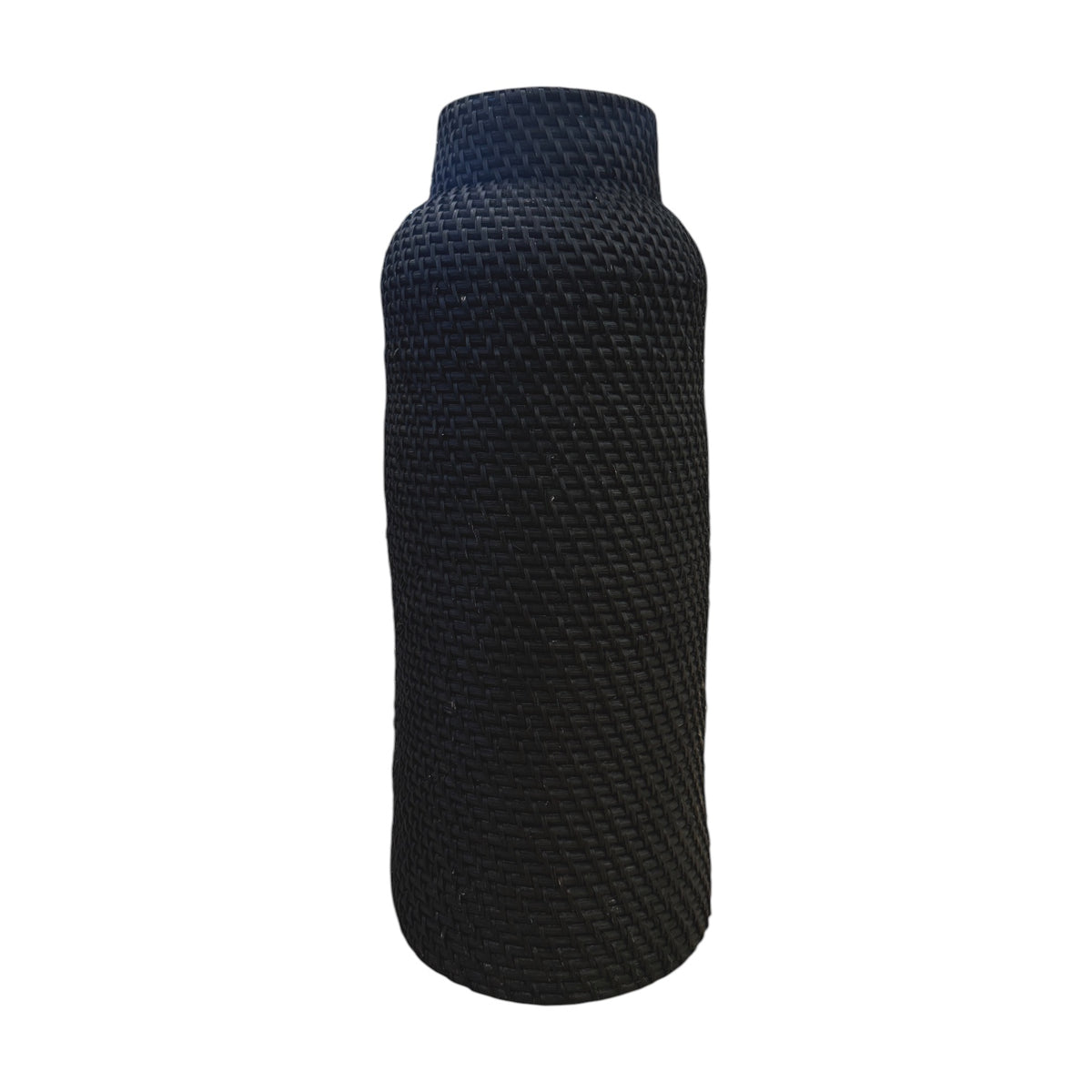 Bahama Rattan Tall Vase 50cm - Black