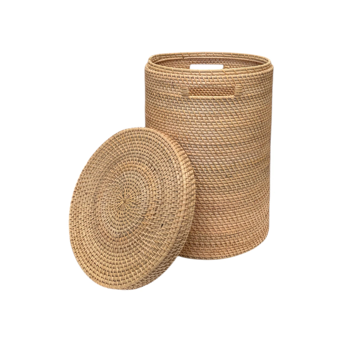 Bahama Rattan Laundry Hamper Natural - Small