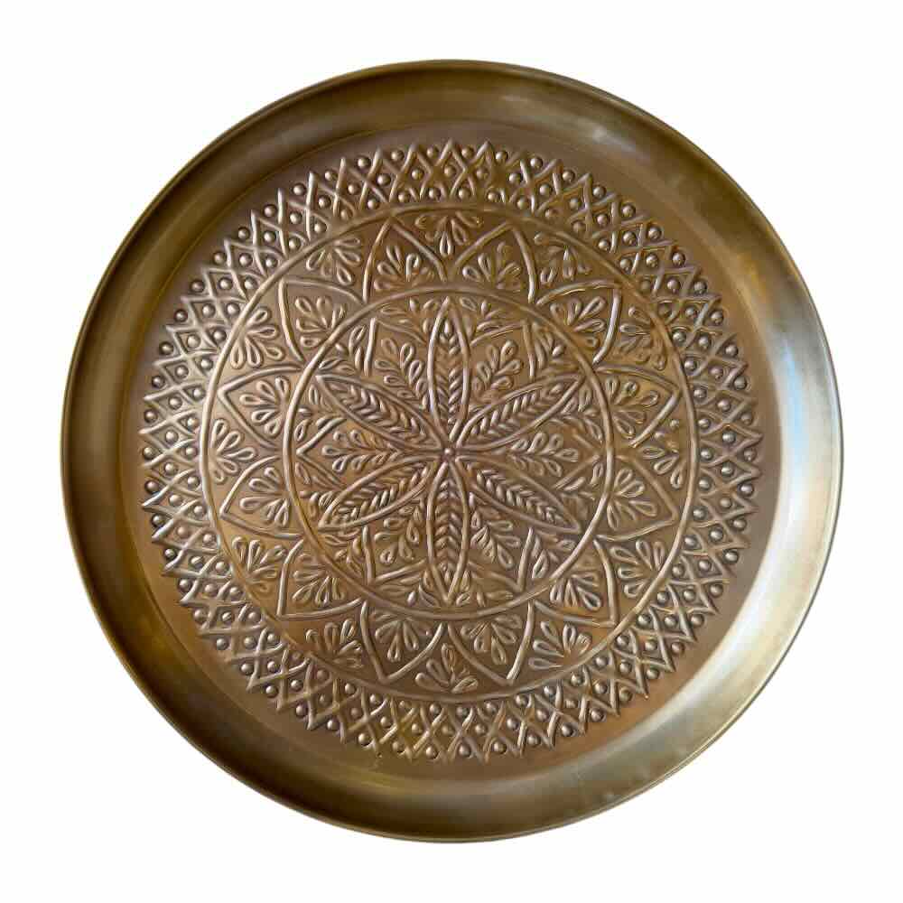 Baku Embossed Platter - 52cm