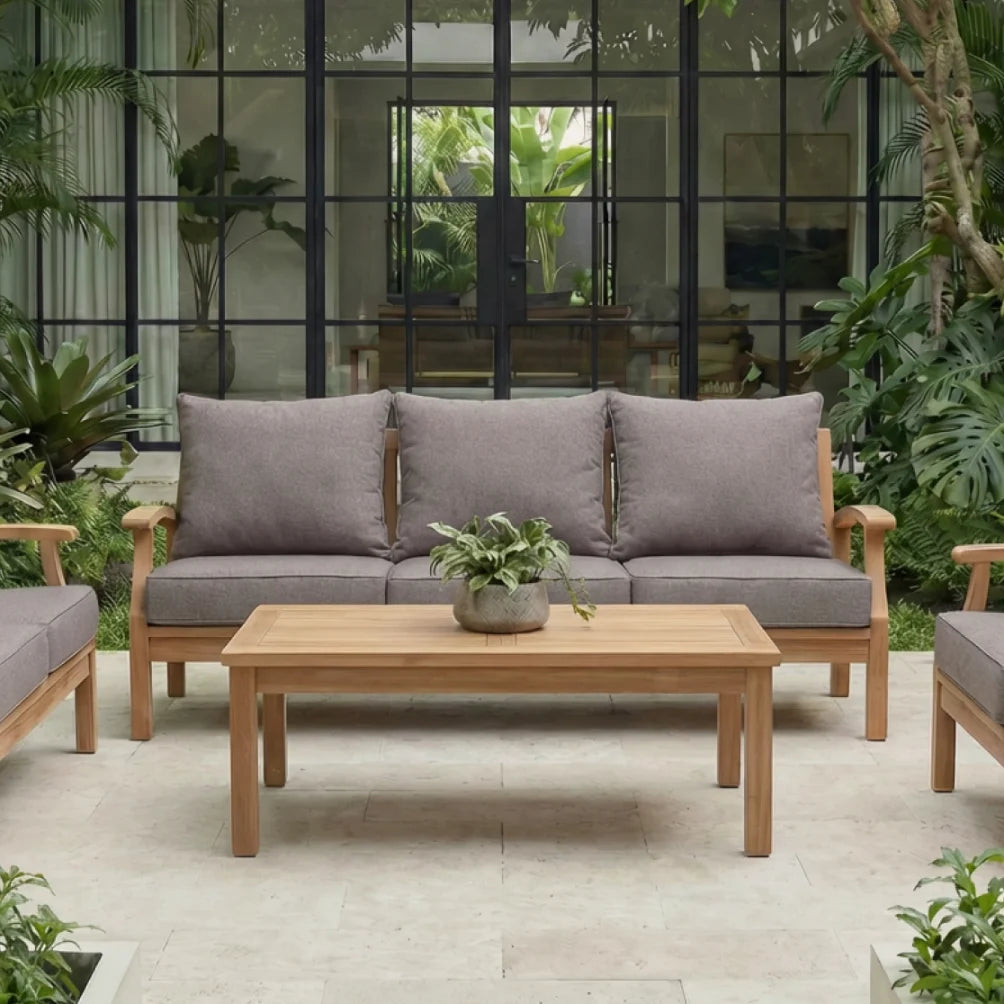 Lanai Coffee Table 90cm - Teak