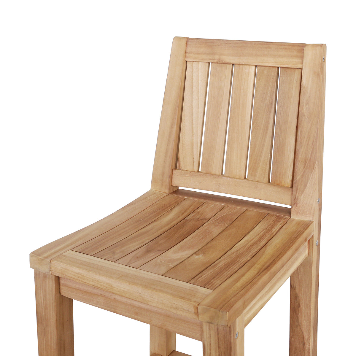 Balmoral Barstool with Back - Teak