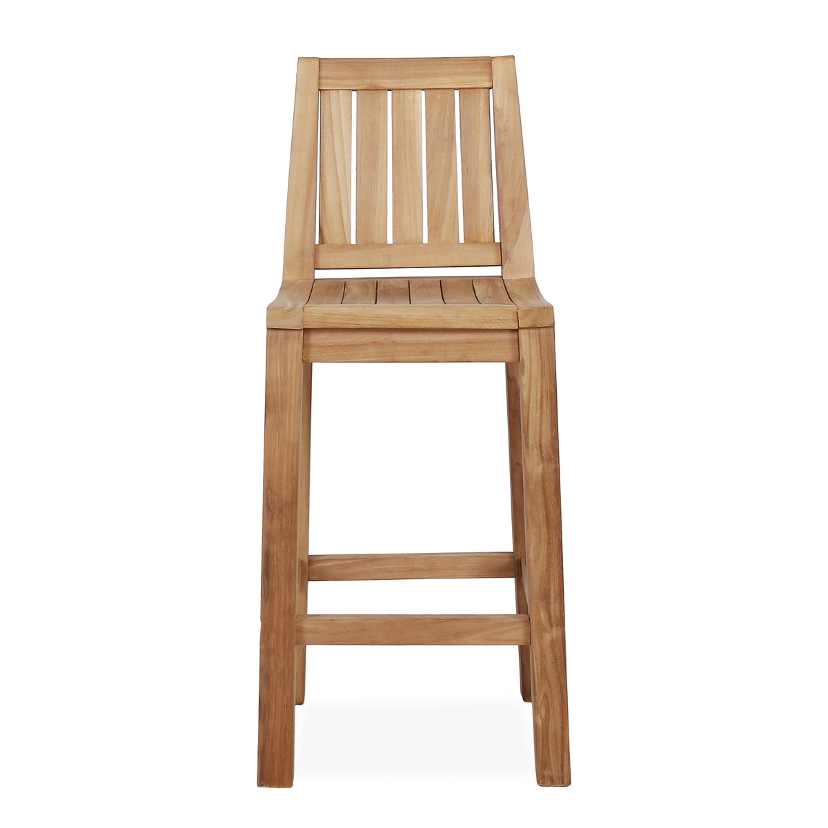 Balmoral Barstool with Back - Teak