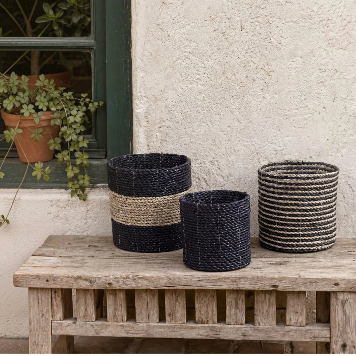 Batu Mini Basket Large - Black