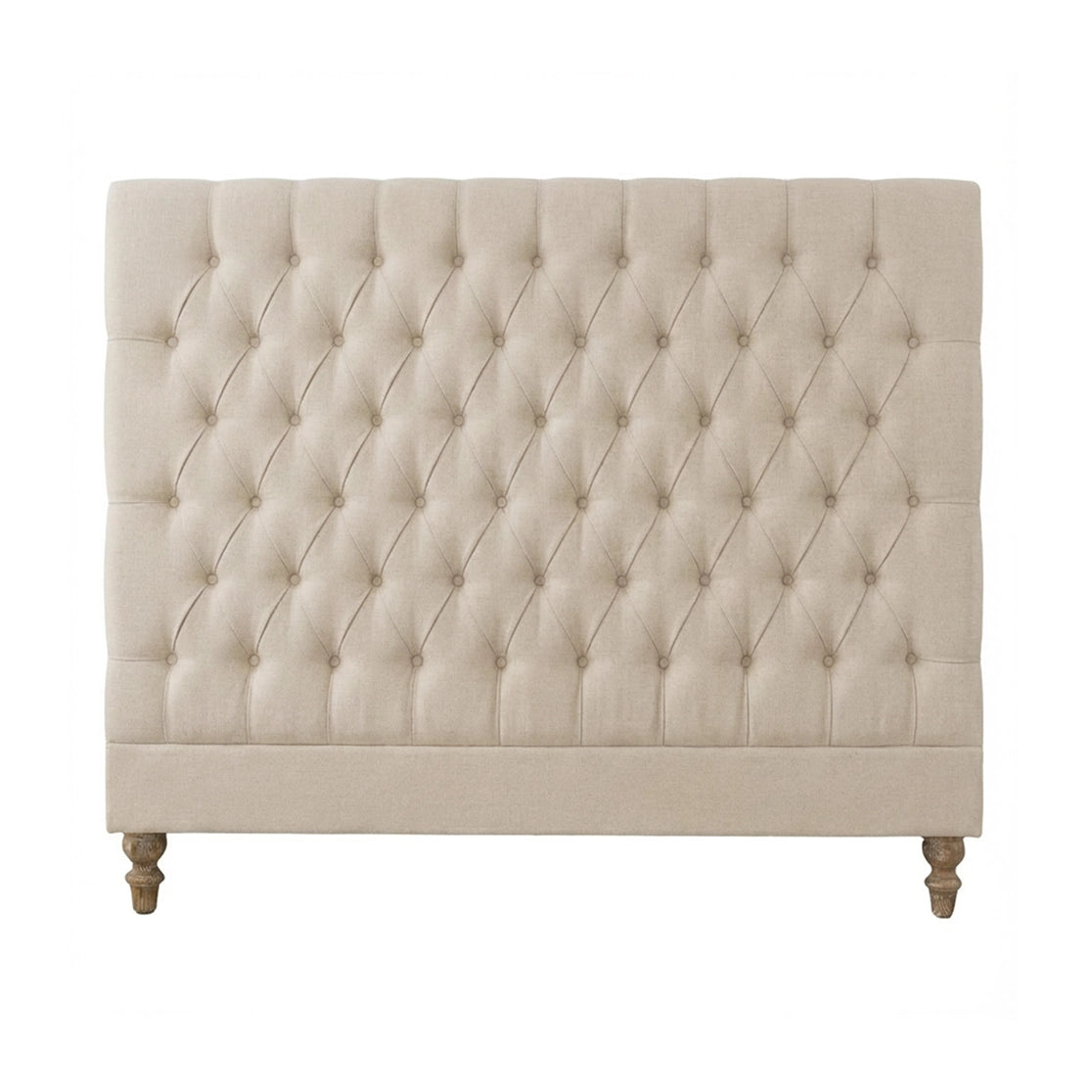 Valentina Queen Bed Head - Linen