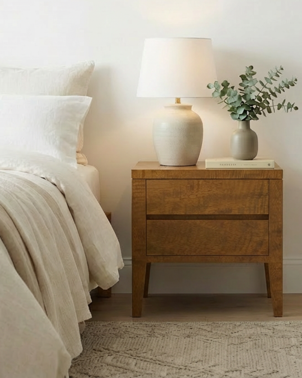 Montana Raised Bedside Table - Mango Wood