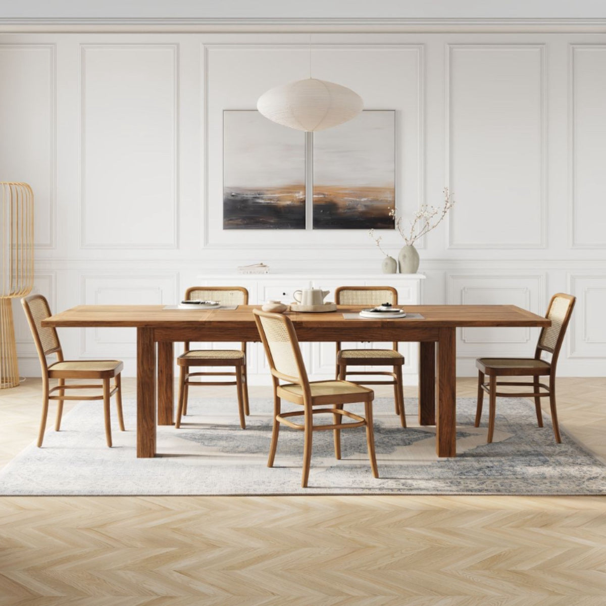 Bellagio Extension Dining Table 210-310cm - Natural