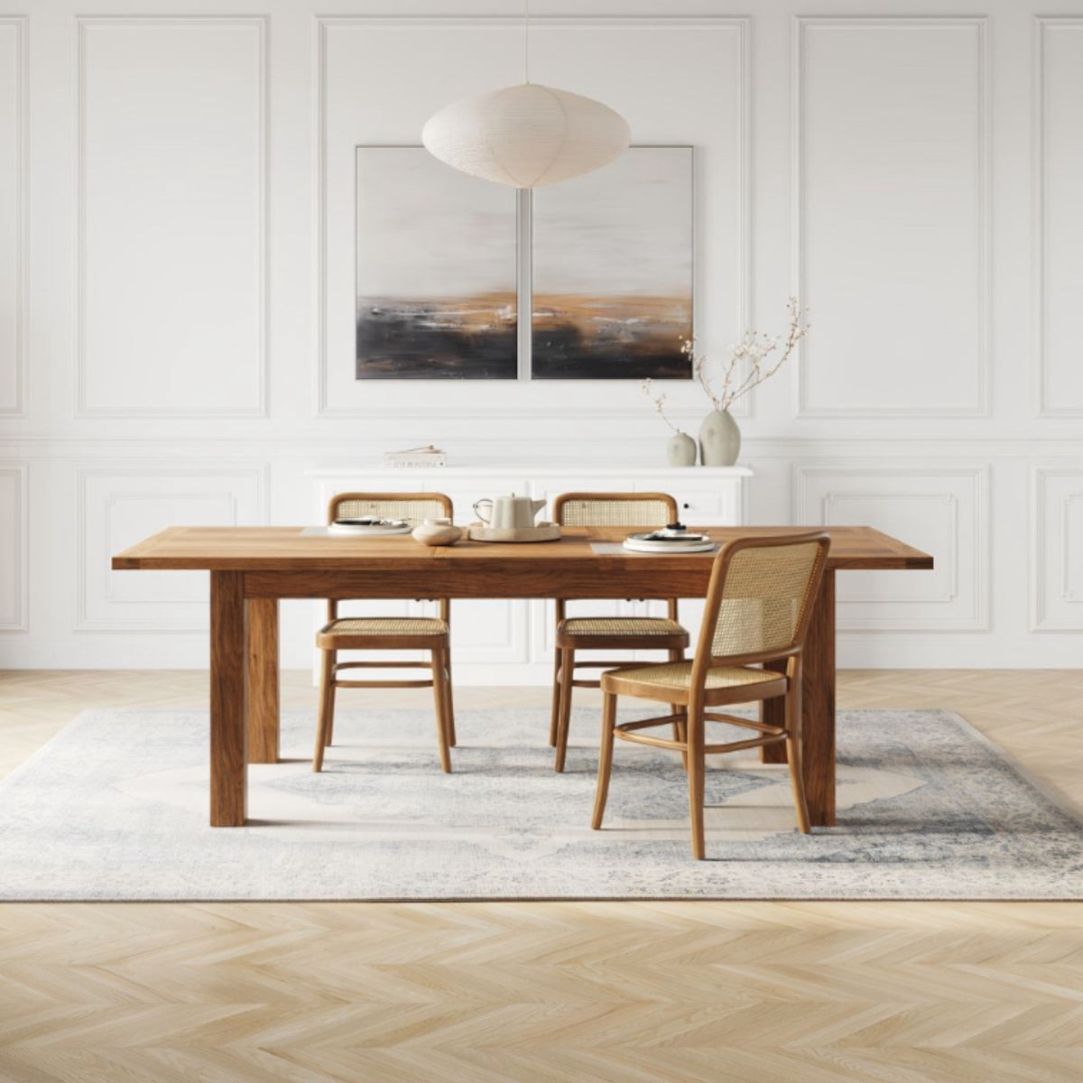Bellagio Extension Dining Table 150-230cm - Natural