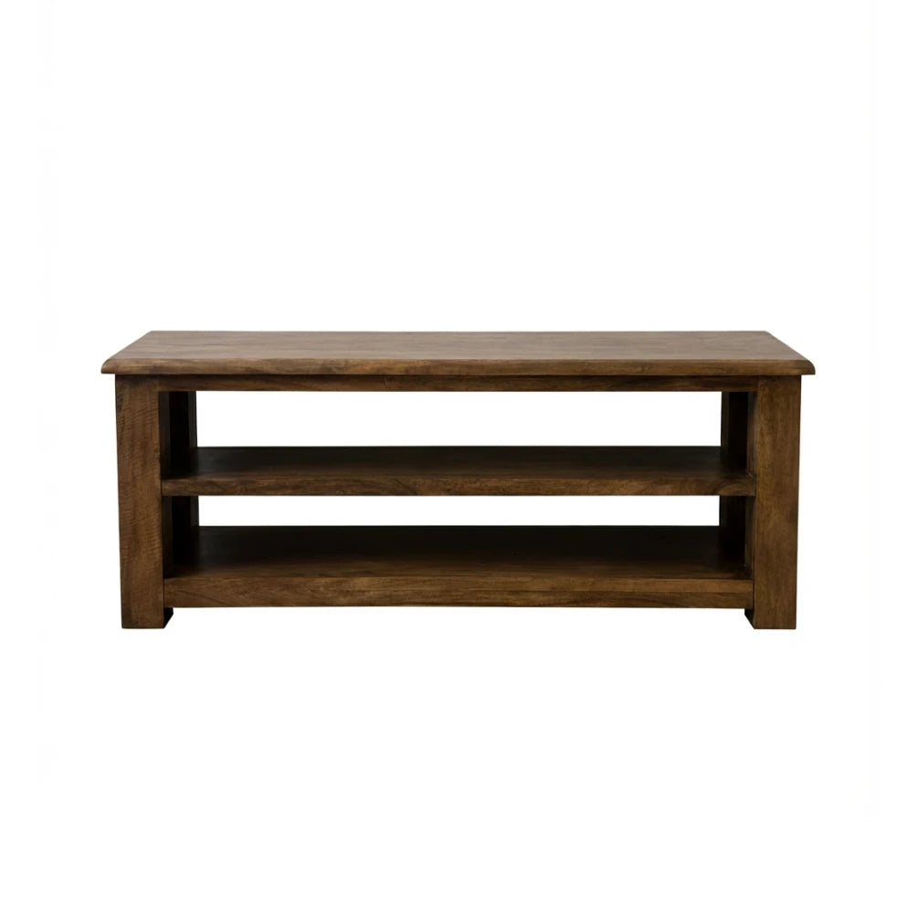 Hamilton Timber Storage Bench 130cm - Mango Wood