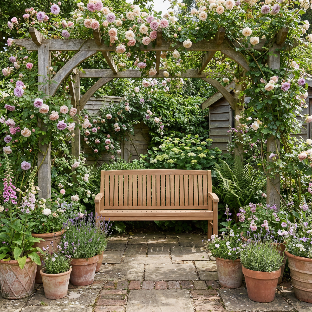 Lanai Garden Bench 150cm - Teak