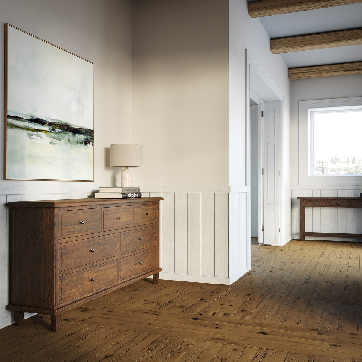 Brittany 7 Drawer Chest 50cm Deep - Mango Wood