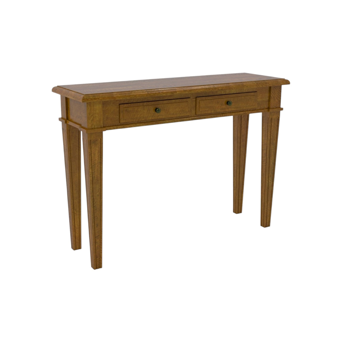 Brittany 2 Drawer Console 110cm - Mango Wood