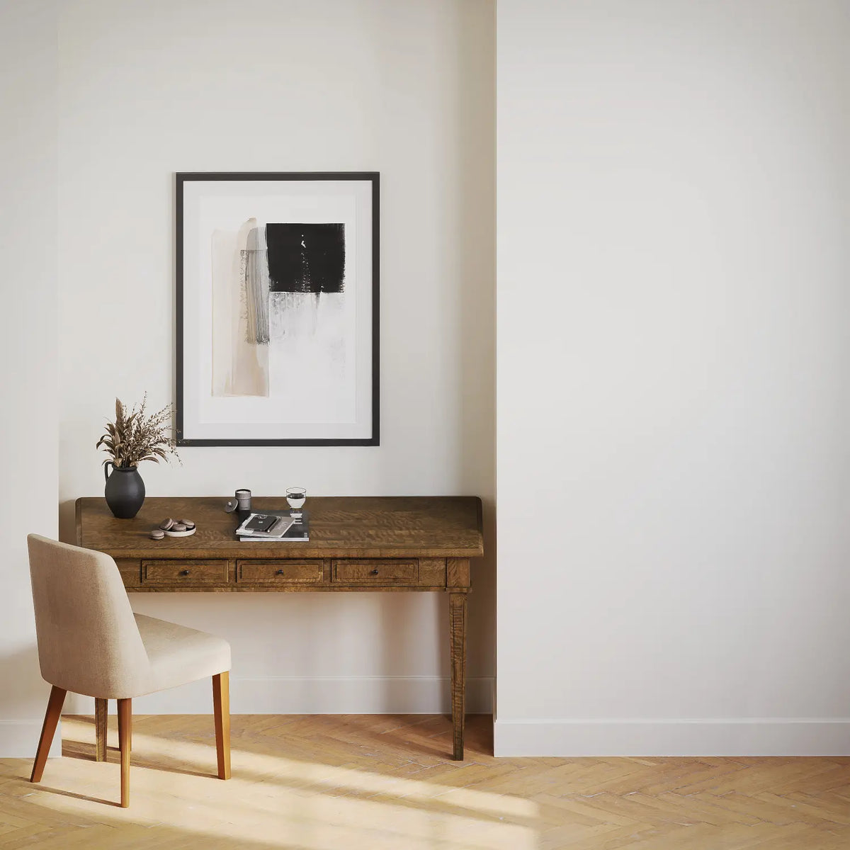 Brittany Desk 135cm - Mango Wood
