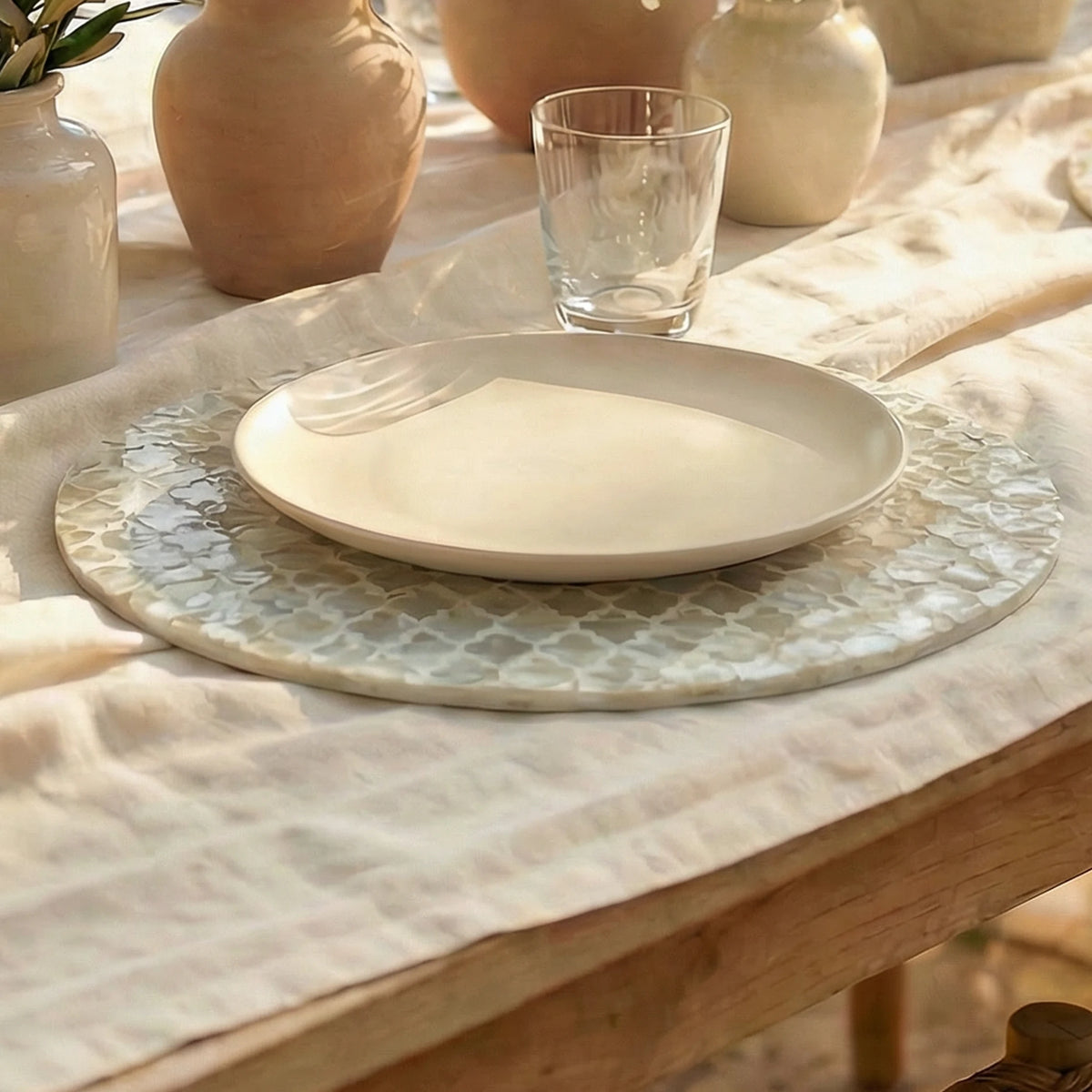 Capiz Placemat - Casablanca