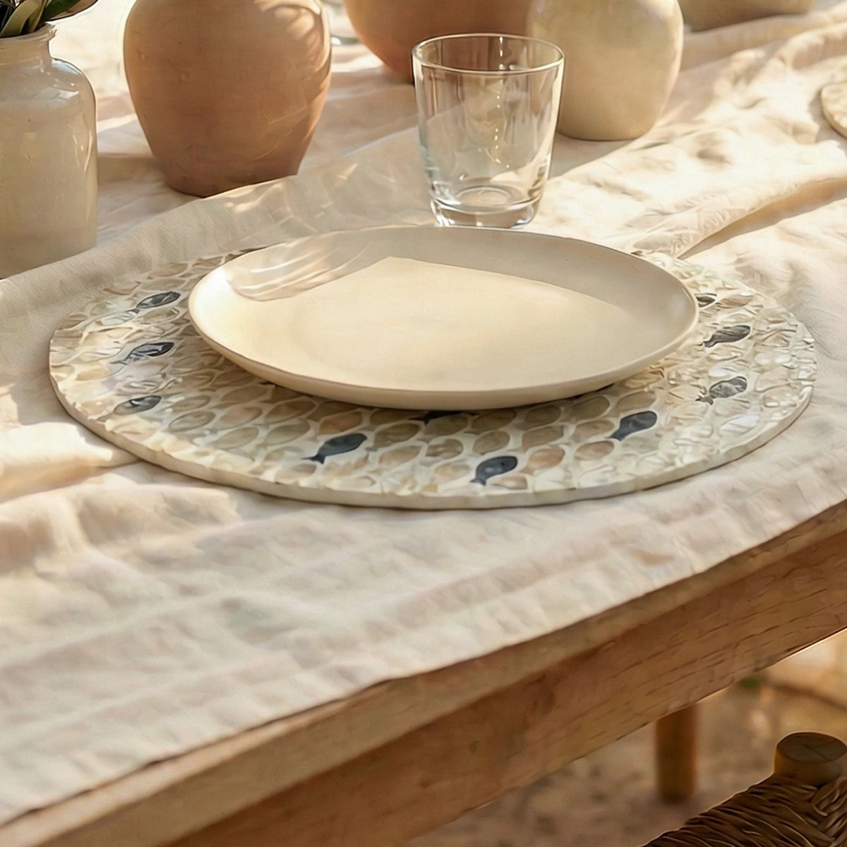 Capiz Placemat - Marine