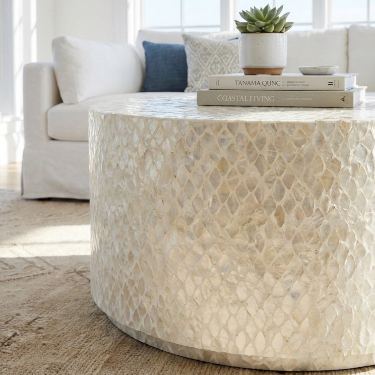 Casablanca Capiz Coffee Table