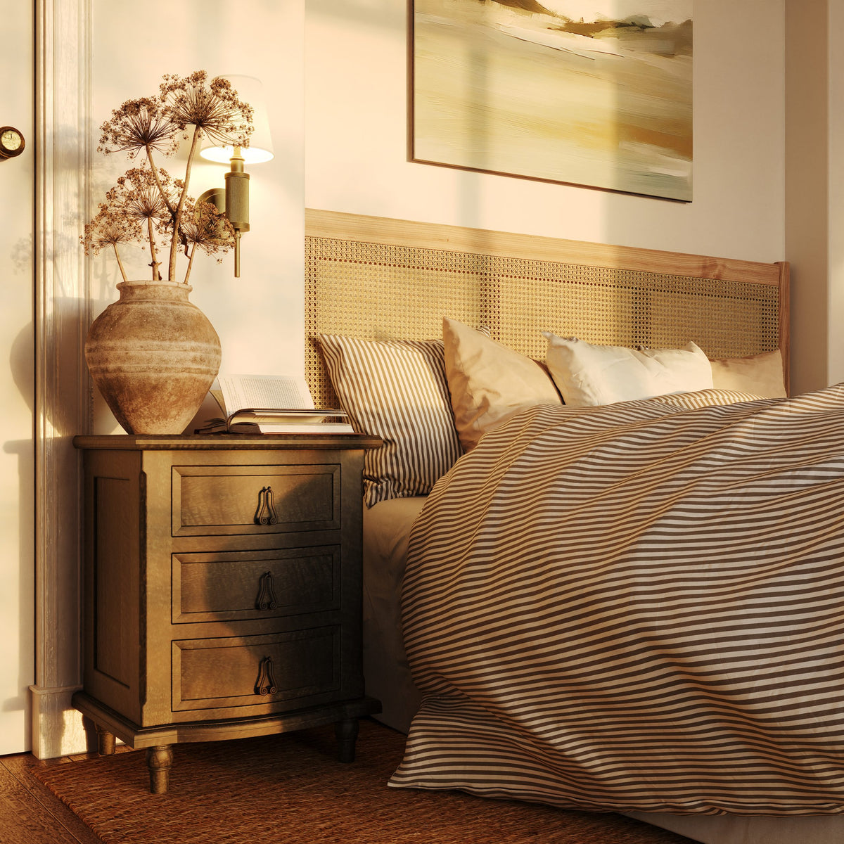 Chateau Bedside Table - Mango Wood
