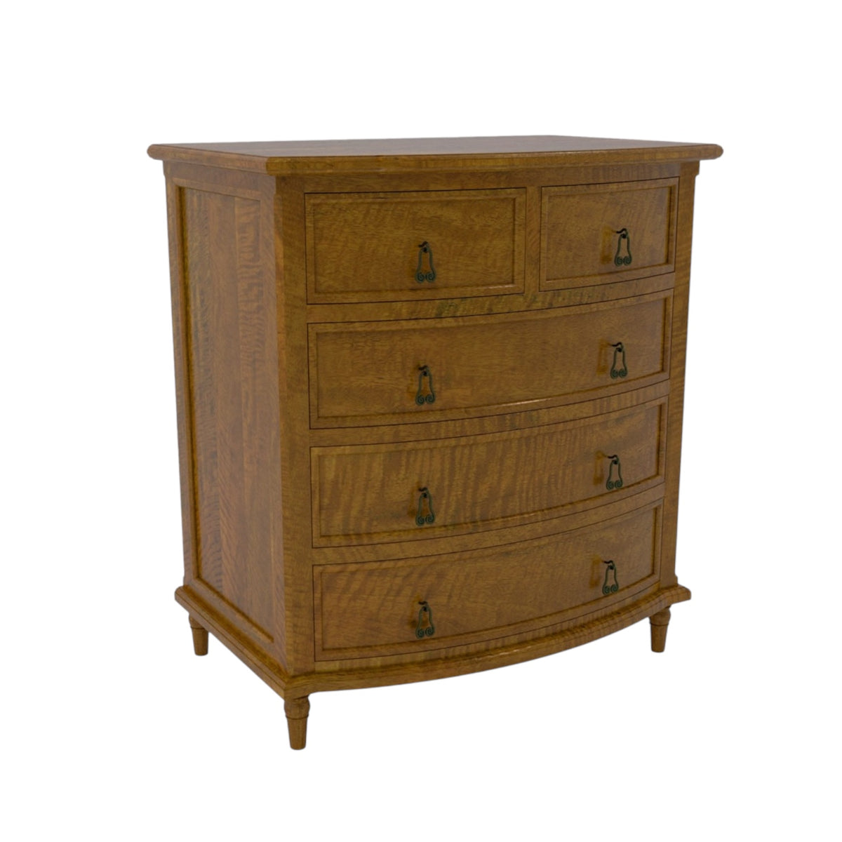 Chateau 5 Drawer Chest - Mango Wood