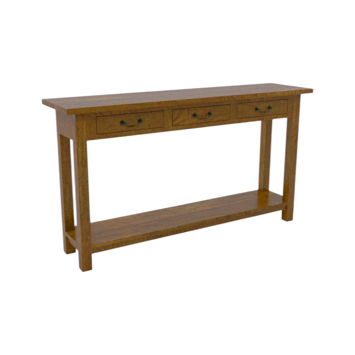 Chateau 3 Drawer Console - Mango Wood
