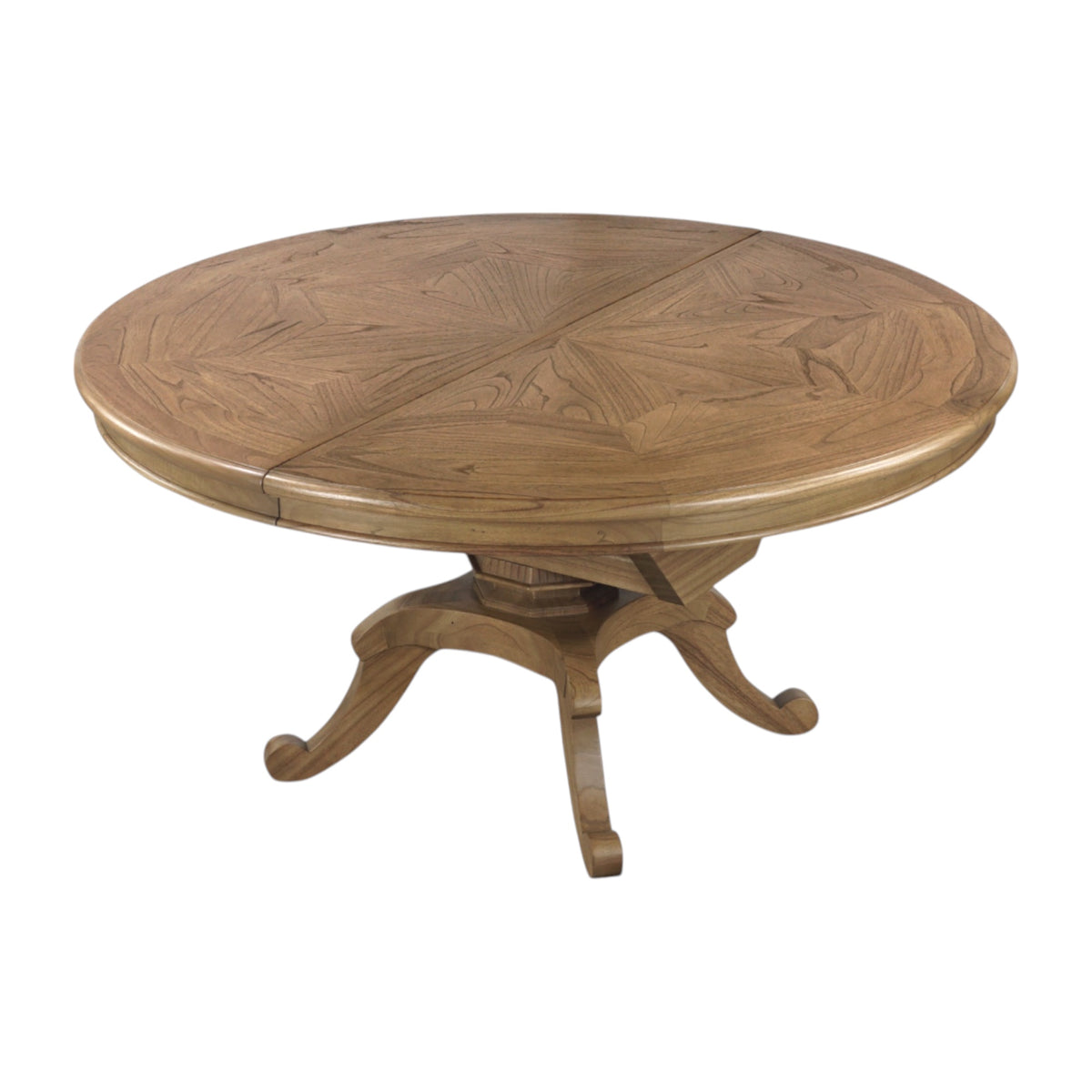 Chateau Round Extension Dining Table 150-200cm - Natural Parquetry
