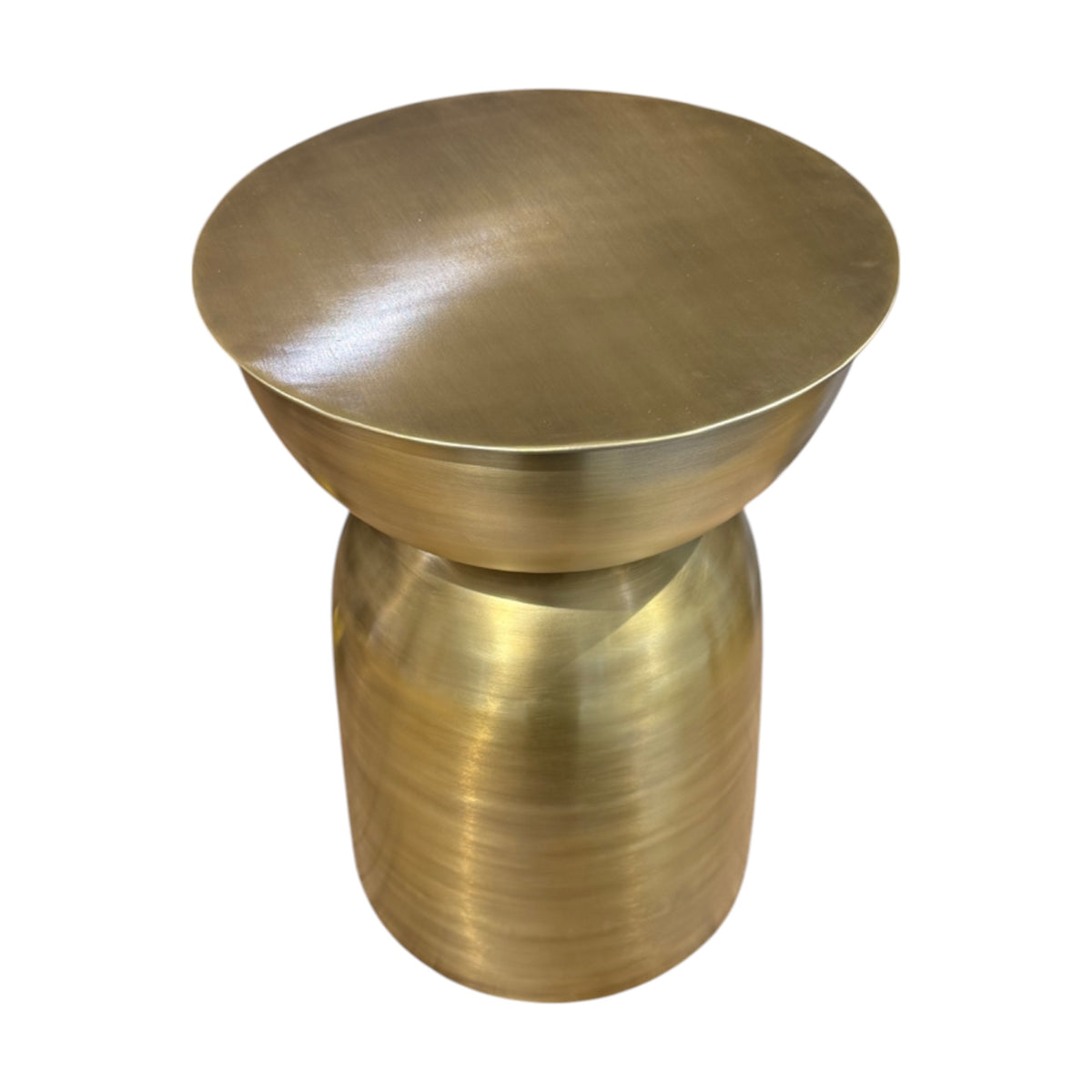 Chloe Side Table - Light Brass