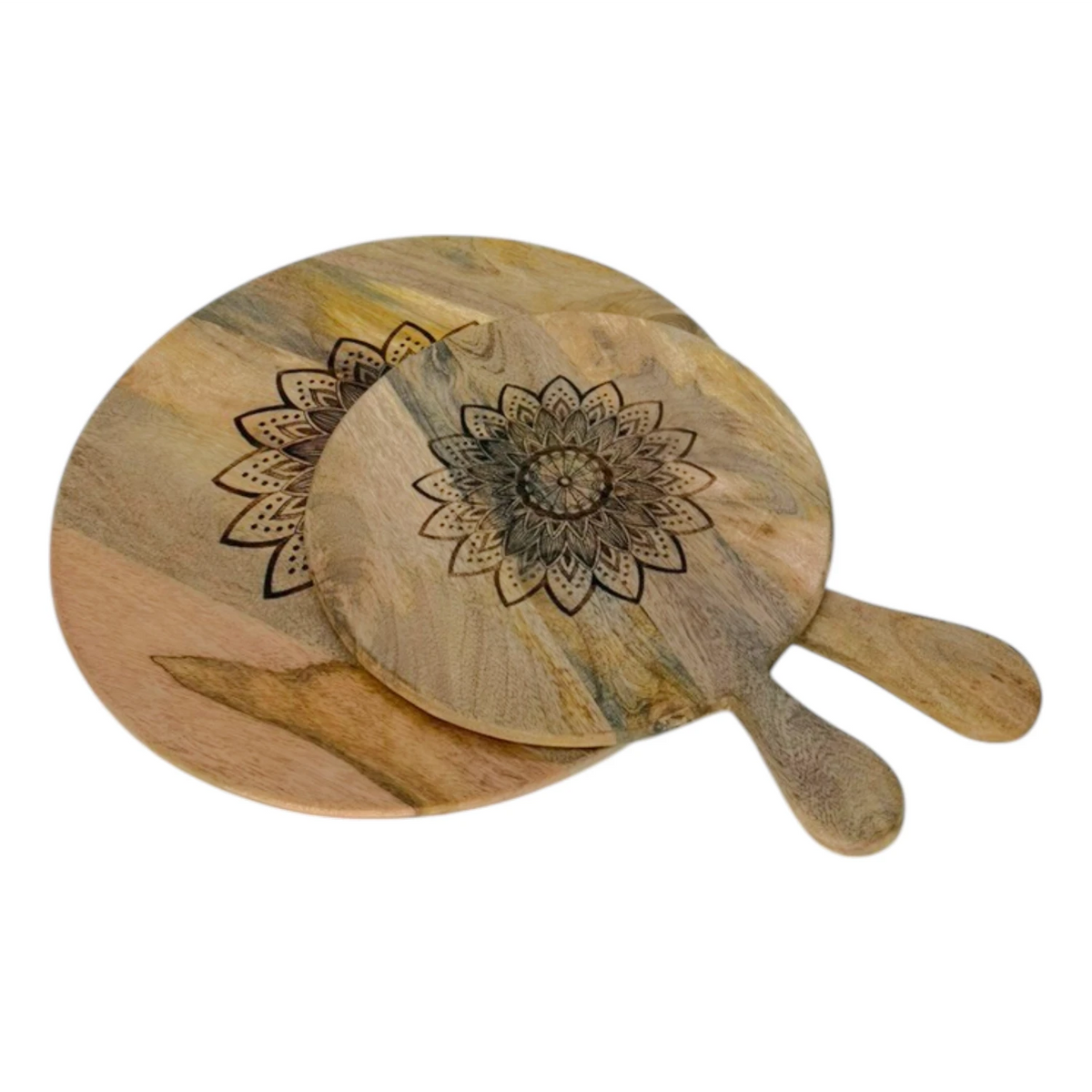 Lotus Mandala Chopping Board - Large