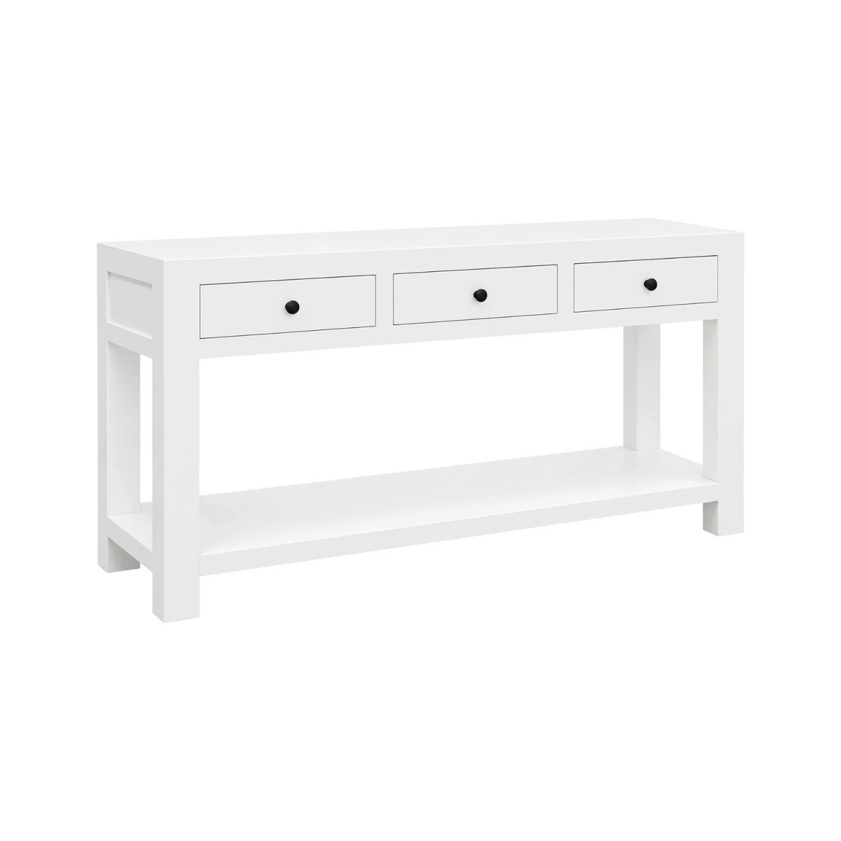 Coastline 3 Drawer Console Table - White