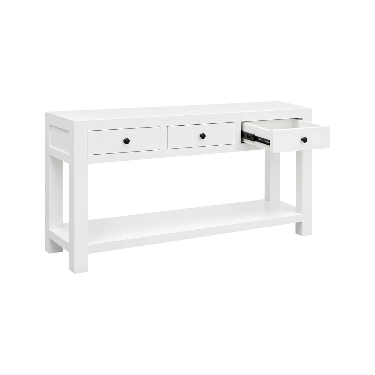 Coastline 3 Drawer Console Table - White